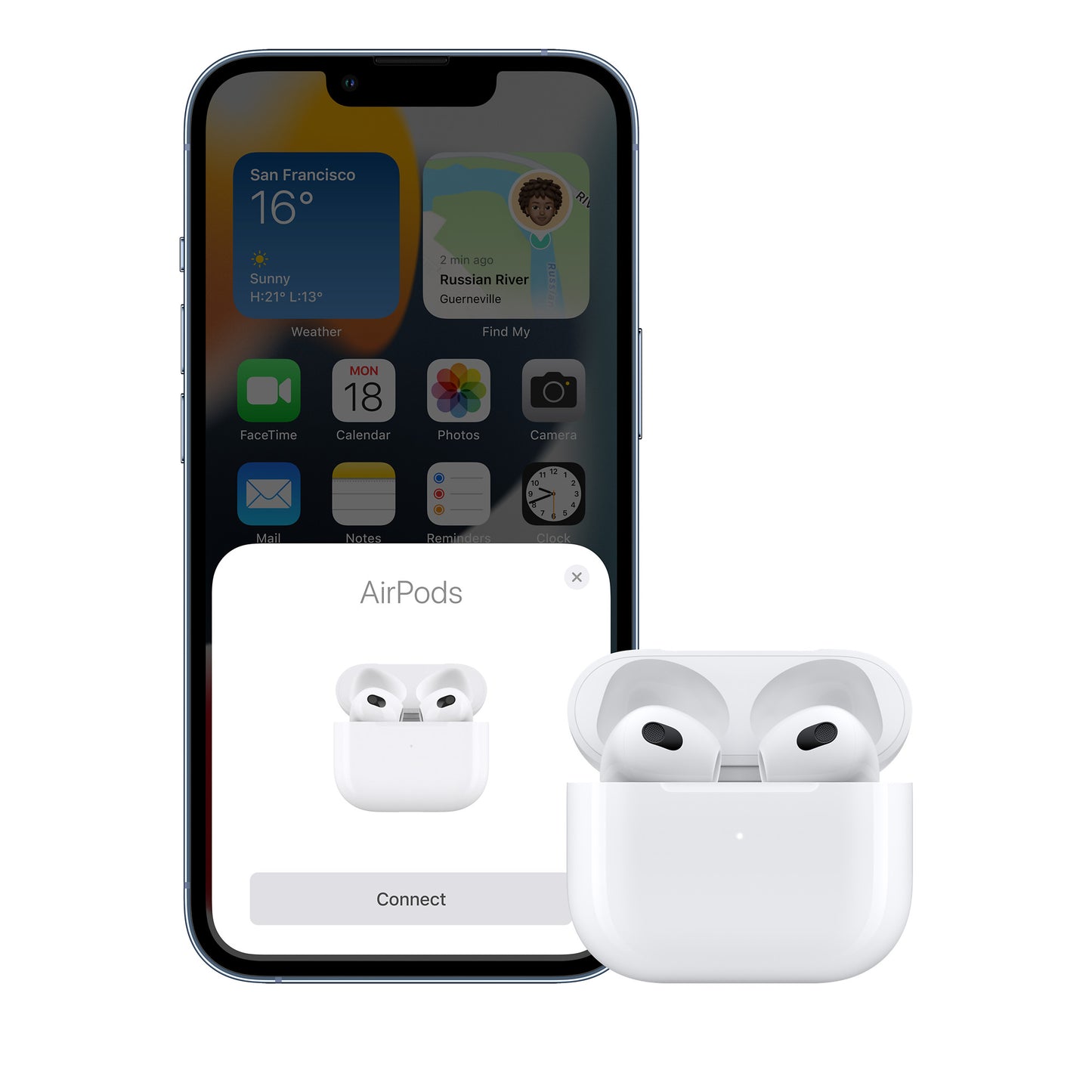 AirPods (3rd generation) Wireless earphones with Spatial audio